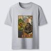 Men's USA T-Shirt Casual Outdoor Wear Breathable Round Neck Graphic Print Top Fashion Cotton Summer Based Apparel Tees