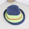Korean Top Hat Straw Hat Kids Sunhat Spring Summer Beach Sun Hand-knitted Hat Men sale