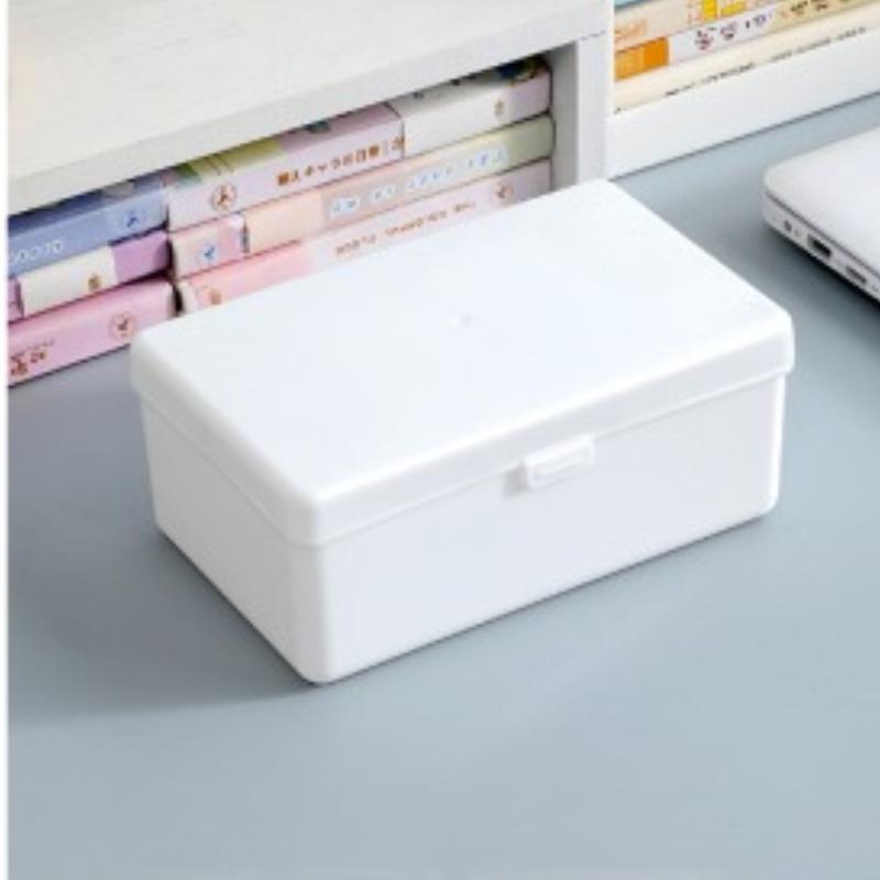 

Korean Transparent Storage Box Card Photocard Organizer Box for Photo Cards Flip Classification Storage Box белый