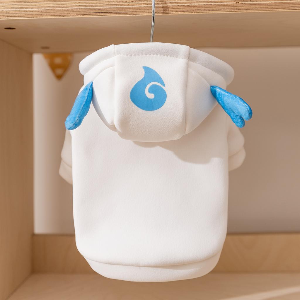 Ubranka dla psa Nezha sweter z motywem smoka mały pies Bichon teddy jesień i zima dwunożne ubrania dla zwierząt