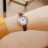 Gedi Retro Style Women's Thin Dial Waterproof Quartz Leather Strap Watch