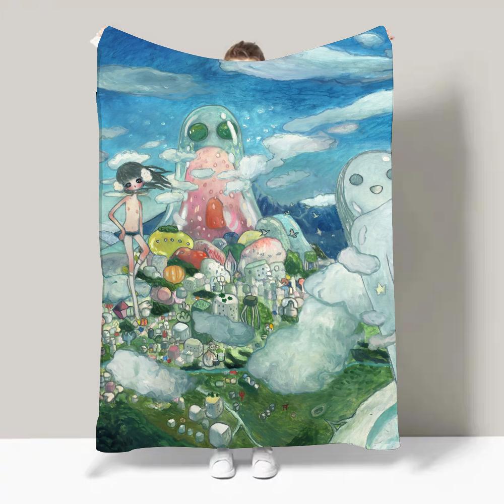 Aya T-Takano Art Blanket Design Lightweight For Dorms, Naps, Living Room, Office,Sofa,All-Season