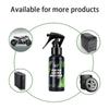 100ml Auto Kunststoff Leder Gummi Aufbereiter Spray - Zurück zu Schwarz Glänzend Innenraum Kunststoff Renovierer