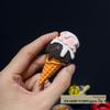 3D Cartoon Ice Cream Cone Cake Refrigerator Magnet Toy Decoration Accessories