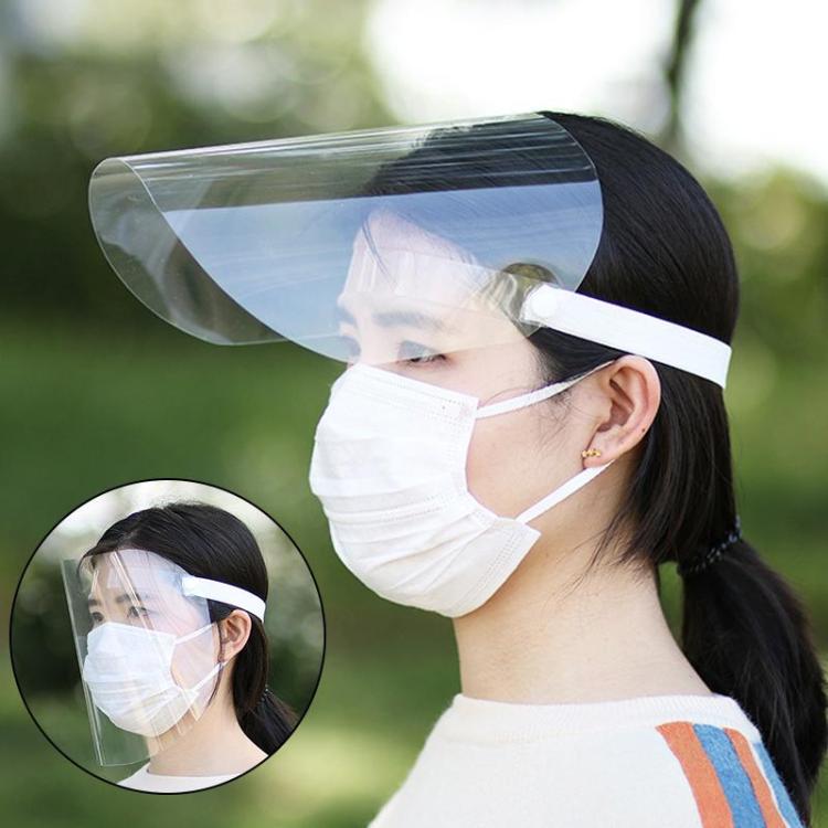 1PC Outdoor Supplies Splash Proof Tansparent Mask Shield Screen Anti-smoke Anti-fog