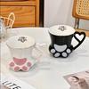 Kreative Tasse Katzenpfote Keramiktasse Niedliche Keramiktasse Paar Wassertasse Werbegeschenktasse
