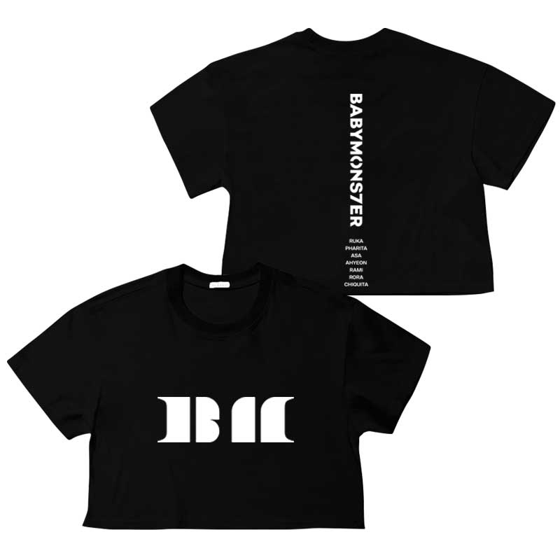 BABYMONSTER See You There Tshirt Kpop Fashion Summer Cotton Short Sleeve Tee Tops Unisex Women Hip Hop Loose Letter Print T Shirt S