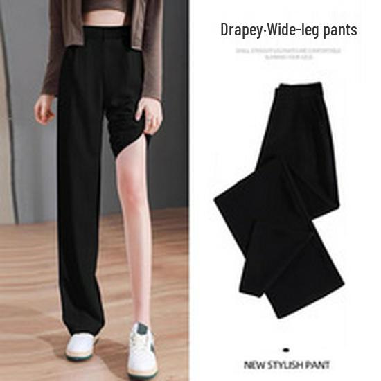 Women's Summer Loose-Fit Cotton T-Shirt with Irregular Slit and Slimming Design