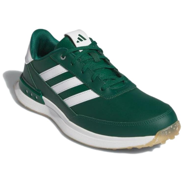 adidas S2G 24 Leather Spikeless Golf Collegiate Green Cloud White Gum ID8731