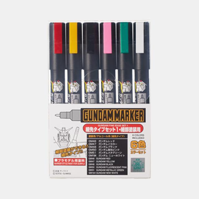 [Bandai] Bandai G-MARKER GMS110 Fine Edge Set 1 (Fine Tip/6pcs)