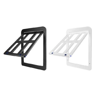 Puerta abatible con cerradura para gatos y perros pequeños Montaje en puerta de pantalla de fácil instalación