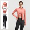 Juyitang Spring & Autumn Seamless Yoga 3-Piece Set: Slim-Fit Fitness & Running Outfit