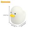 Cute Duck Led Night Light Children Bedside Energy Saving Dimmable Table Lamp Home Decoration Lamp