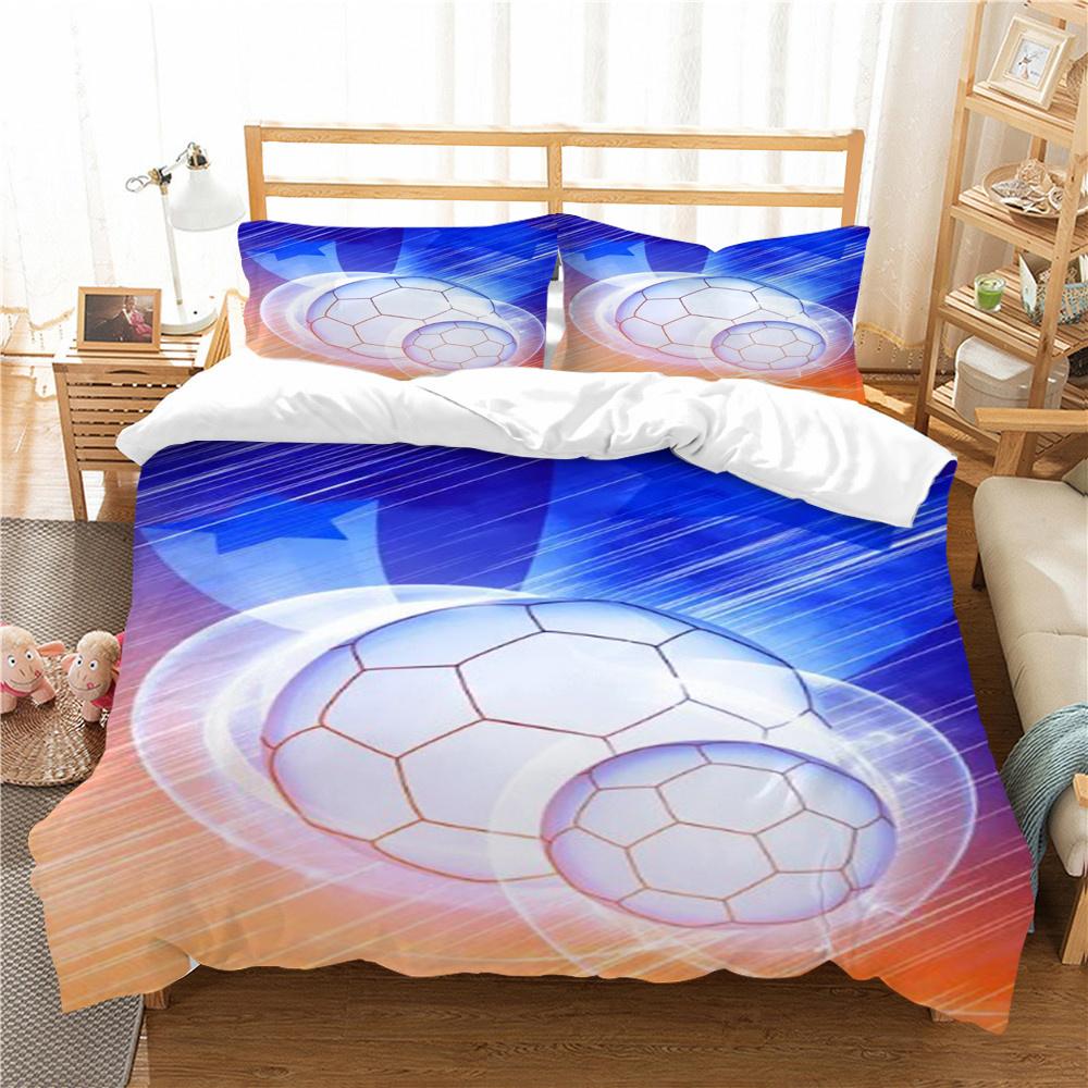 Football Bedding Cover Unique Design Home Bedspreads Polyester King Size Bedding Highly Duvet Cover Sets Soft Bed Sets