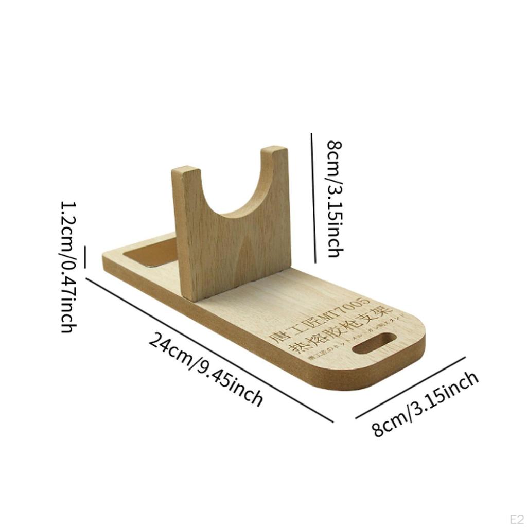 Glue Tool Holder Wooden 24cmx8cmx1.2cm Craft Room Organizer for Arts Crafts DIY