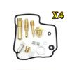 4 Sets for Honda CBR600F 1987-1989 Hurricane CBR600 F Motorcycle Carburetor Repair Kit
