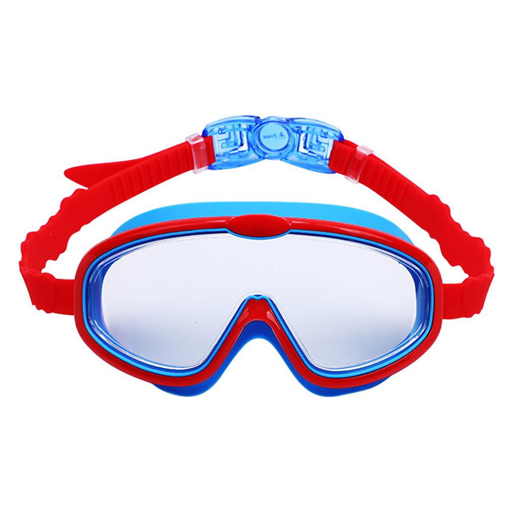 Swimming Goggles Children Waterproof Swim Diving Mask Eyewear UV Anti Fog Pool Water Sport Glasses Large Frame For Kids Teenager