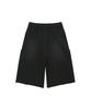 Syupeodeulai Women'S Washed Bermuda Sweatpants Black Sdflrcq48Blk