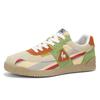 Casual men's shoes shoes white and black, red, blue, green and orange.