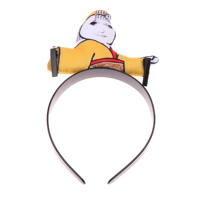 

1Pc Headbands Hair Band Fun Plush Headband Grip Bangs Cute Photo Decoration Hair Bands Headdress onesize