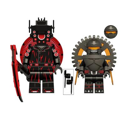 Collection of Boy Toilet Man Building Blocks Toy