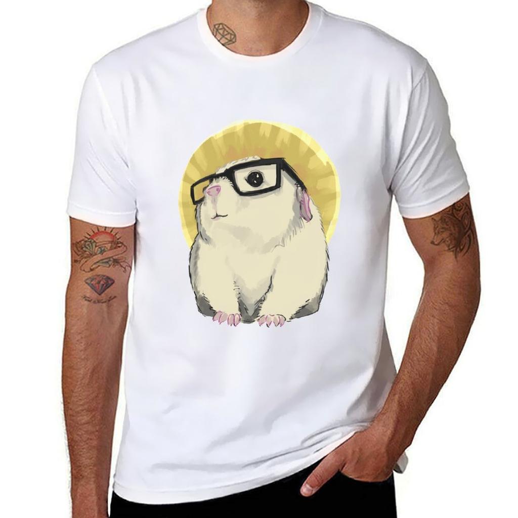 Summer Guinea Pig Tshirt Soft Basic Cotton Short Sleeve Tee