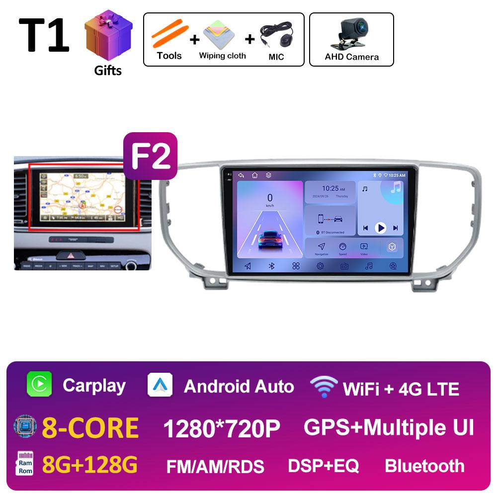 Intelligent System DSP Stereo For KIA Sportage 4 QL 2019 2020 2021 Multimedia Player Navigation GPS Cooling Fan WIFI Auto Tools