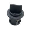 Turn Signal Bulb Socket 92166-F1000, Black Plastic Front Lamp Receptacle for Select Vehicle Lighting Replacement and Routine Maintenance