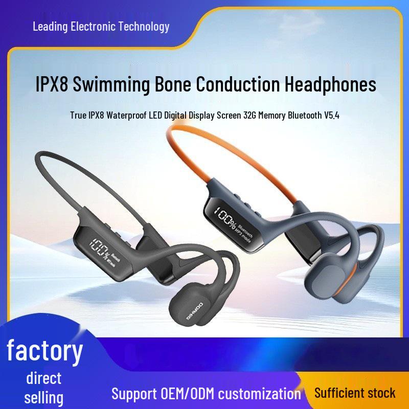 S10 Waterproof Bone Conduction Wireless Sports Headphones with Long Battery Life
