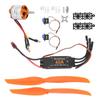 A2217 1100KV Brushless Motor 40A ESC SG90 9G Micro Servo 1060 Propeller for RC Plane(1100KV Motor 40A ESC 9G Servo 1060