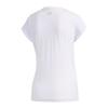 Adidas T Shirts Women's White Crew Neck Moderate EK4713