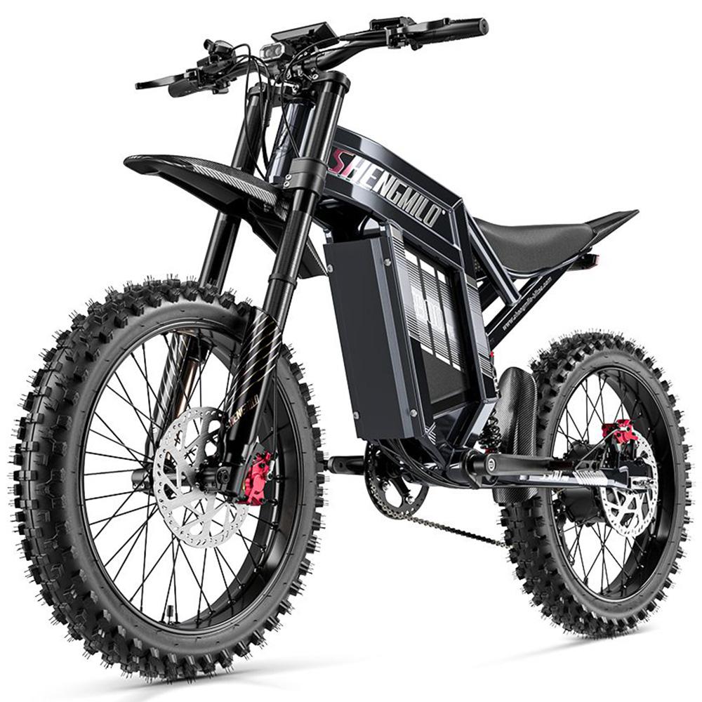 Electric Bicycle Shengmilo S900 Pro 20" 3000W Peak Motor Adult Off Road Electric Bicycle 60V 35AH Full Suspension Ebike 7 Speed