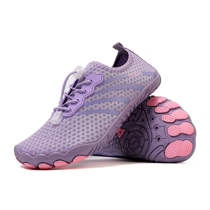 Couple Beach Shoes Barefoot Breathe River Tracing Anti-Slip Quick-Drying Beach Sand-Proof Wading Swimming Surf Snorkeling Shoes