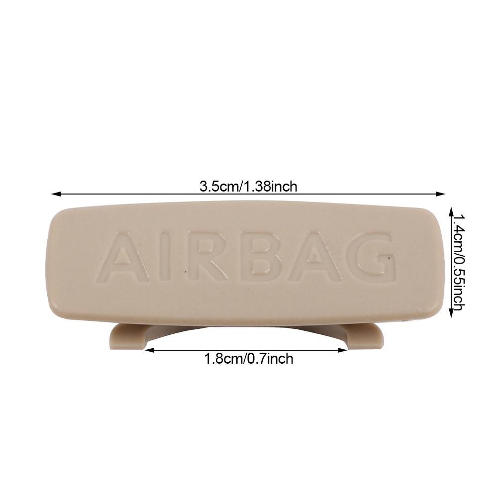 1/2Pcs Car A B C Pillar Airbag Emblem Cap 1K8853437 For A5 A6 MK5 5 6 7 GTI Passat B6 B7 CC Polo Decoration