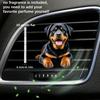 2D Flat Big-dog Car Vent Clip Decorative Diffuser (fragrance Not Included), Car Interior Decoration, Aromatherapy Clip, Ideal for Holiday Gifts