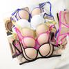 French Underwear Sexy Smooth Color Contrast Straps Gather Underwear Small Chest Big Anti-sagging Bra Cover