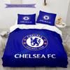 Chelsea F Pattern Bedding,Quilt Set Quilt Cover Pillowcase Home Birthday Gift(1 * Duvet Cover + 2 * Pillowcase, Without Core)