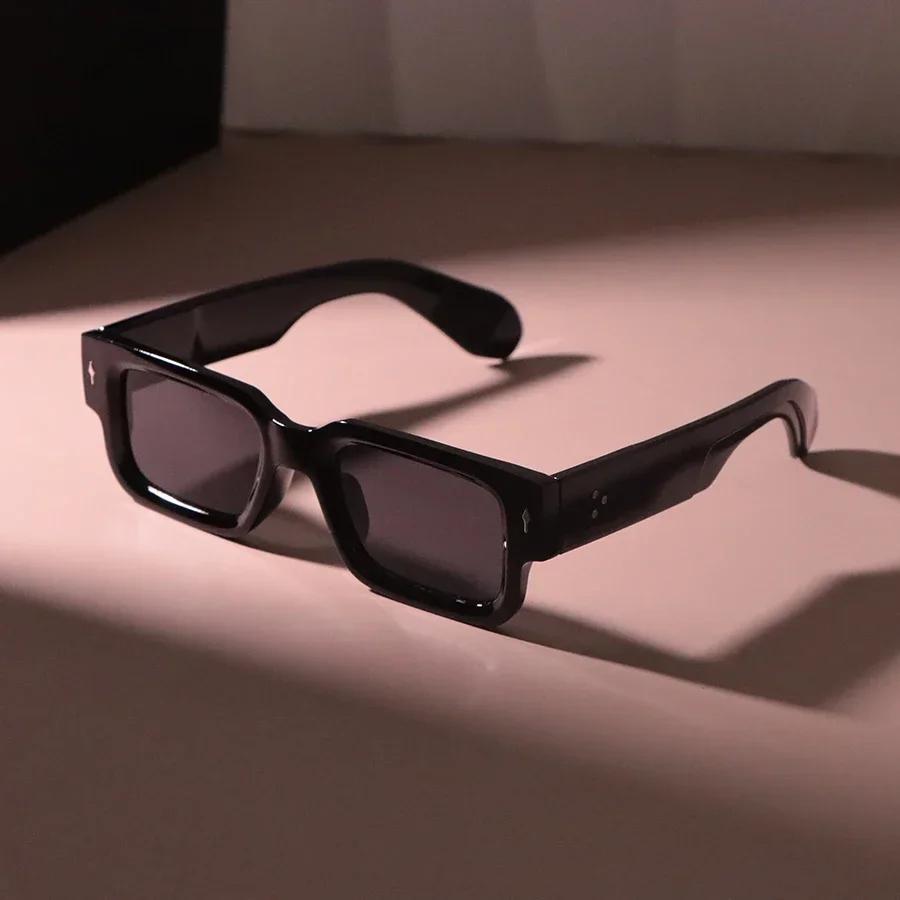 Klasické čtvercové sluneční brýle Módní Dámské Pánské Retro Stylové Brýle Ležérní Minimalistické Ženské Mužské