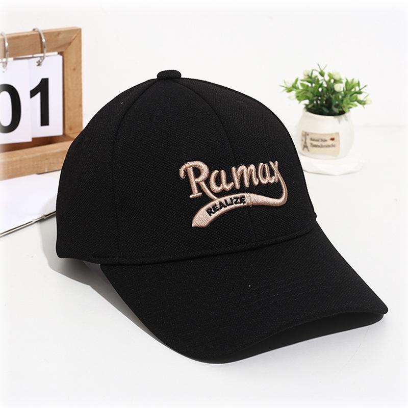 22 New Hard Top Three-dimensional Embroidery Big C Letter High-end Baseball Hat Men's and Women's Big Head Deep Top Cap