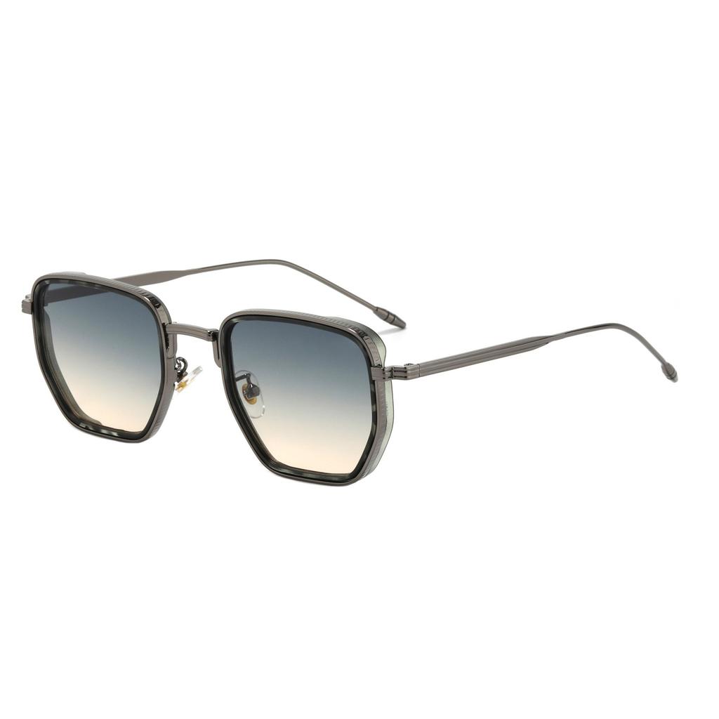 Latest Advanced Large Framed Square Sun Glasses Trendy Alloy UV400 Protection For All Genders Glasses Beach Travel Ultraviolet-proof