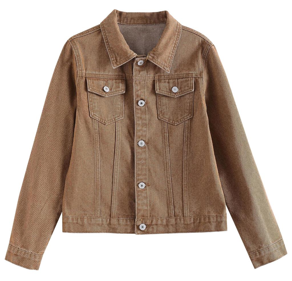 Hanmall Short Denim Loose Spring 10 Colors Women's Jacket, Oversized, Fit, Outfit,