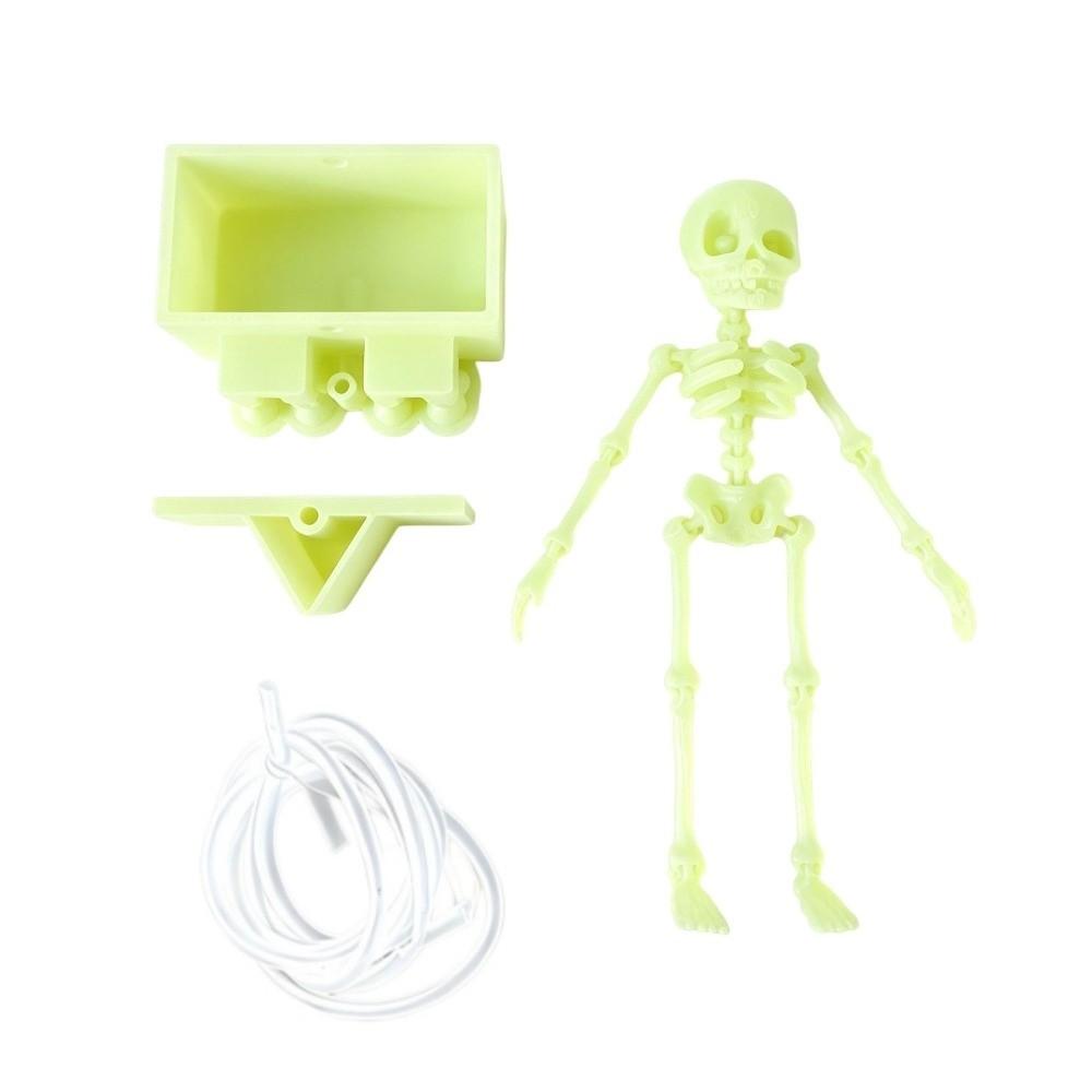 Plastic Dancing Skeleton Aquarium Ornament Movable Oxygen Skeleton  Aquariums Enthusiasts