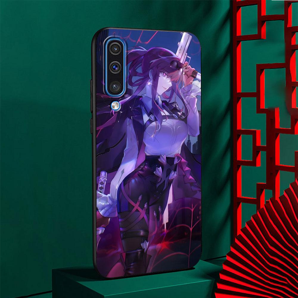 Rail Kafka Honkai Star Case for Samsung Galaxy A03 A04s A20 A30 A20e A70 A70s A50 A40 A30s A50s A20s A10s TPU Black Phone Cover