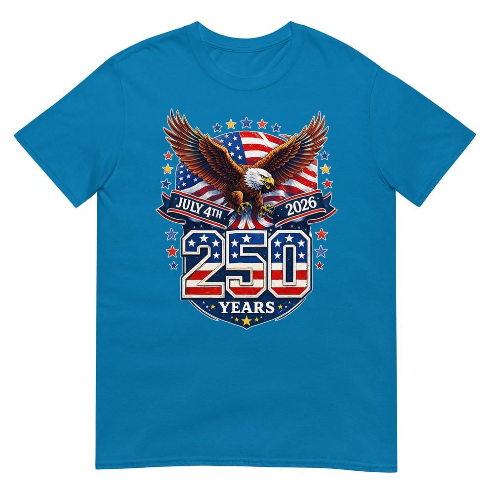 250 Years American 1776 2026 250th Usa Birthday 4th Of July Tshirt