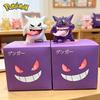 Anime Gengar Figure Transparent Model Cute PVC Action Toy Room Decoration Collection Exquisite Gift Suitable for Fans