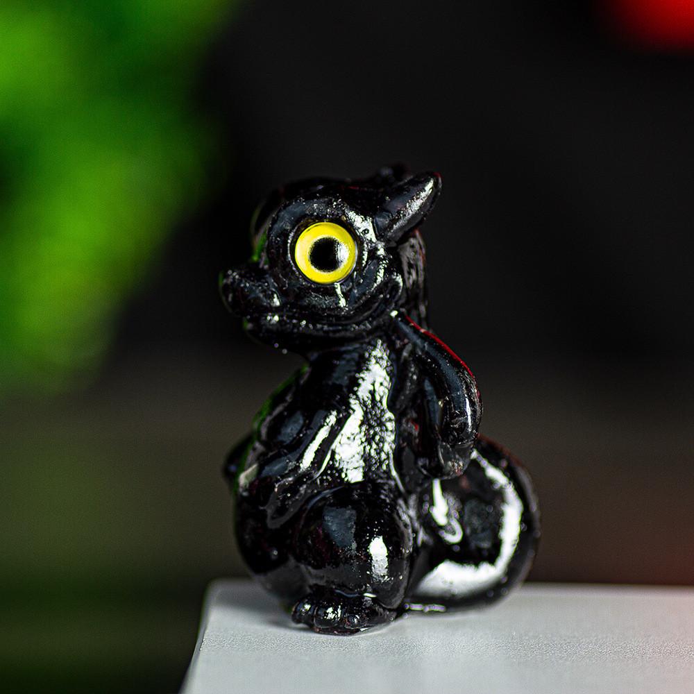 Crystal Energy Dragon Figurine Resin Craft For Office Decor Gift For Friends