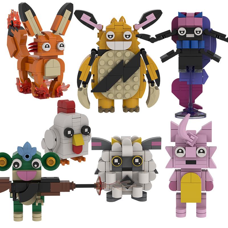 Palworld Series Model Building Block Figurines of Phantom Beast Palu
