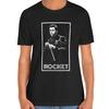 T-Shirt Sprüche Herrenmode Rundhals Rakete Ronnie T-Shirt Snooker Legende O'Sullivan Weltmeister Crucible Legende T-Shirt Raketen-Queue-Ikone Snooker-Fan