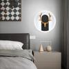 Lampada da Parete LED Moderna Foyer Corridoio Camera da Letto Lampada da Comodino Materiali Ferro+Acrilico Nuova Applique Decorazione Camera d'Albergo Luce da Parete