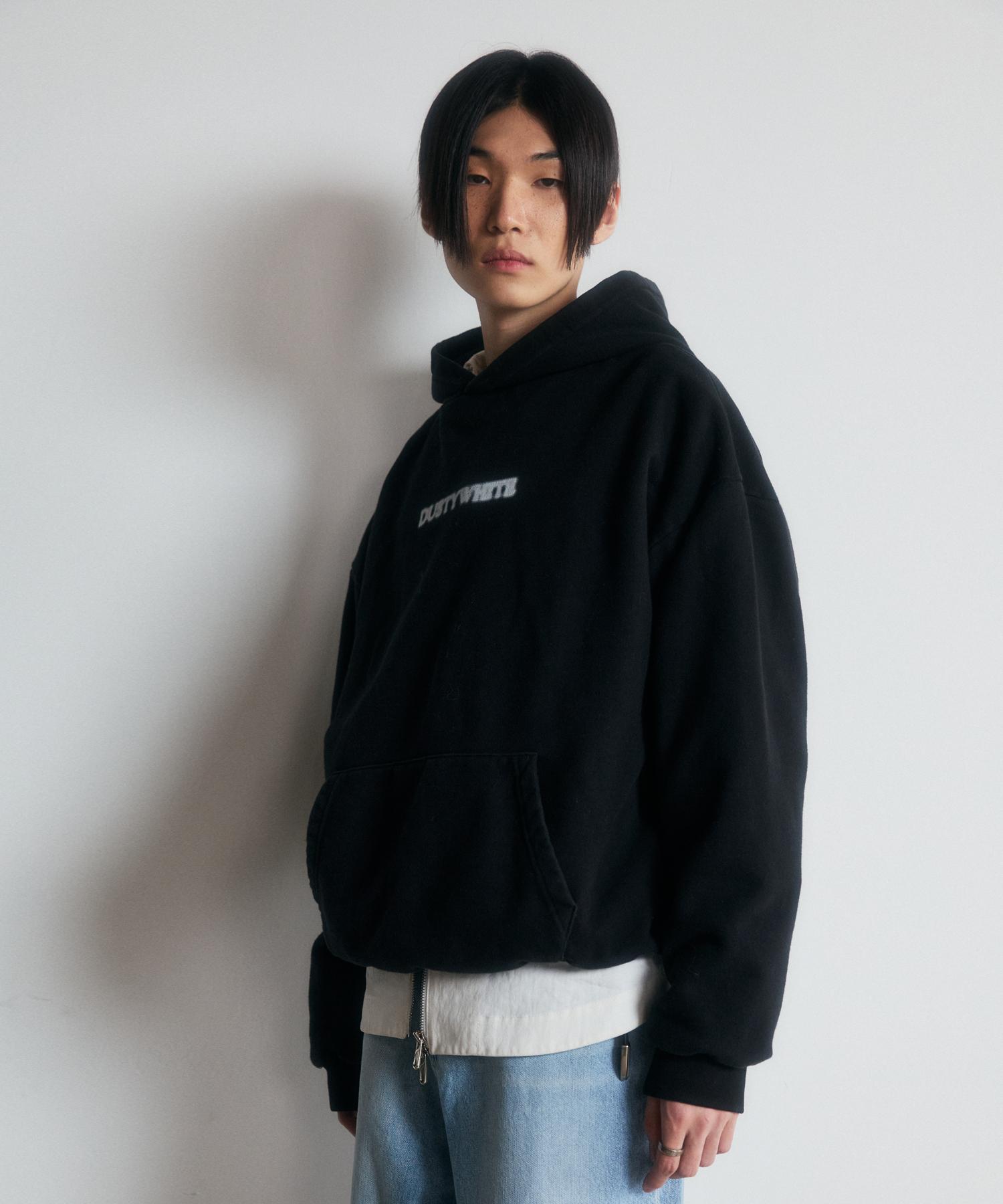 The Dusty White Black Artwork Hoodie M